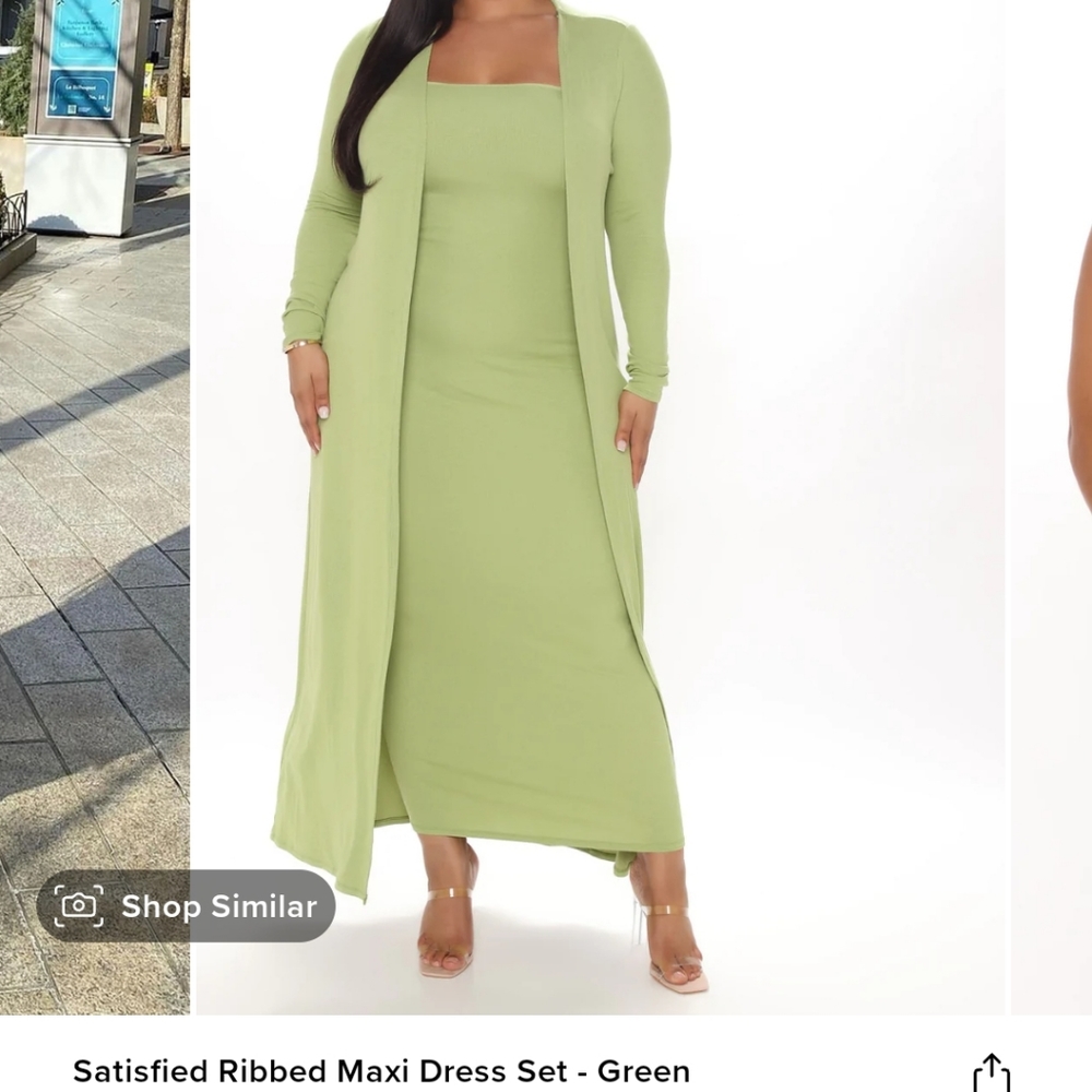 Fashion Nova 2 piece dress set